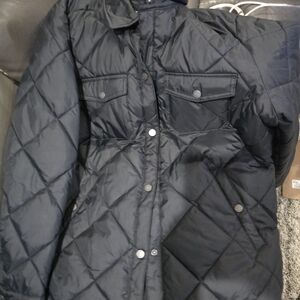 NWT Black Quilted Puffer Jacket